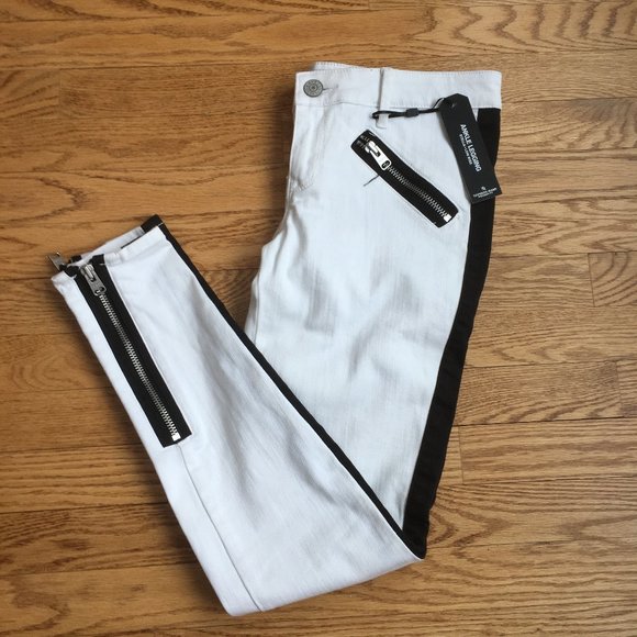 Express Denim - Express zippered skinny jeans